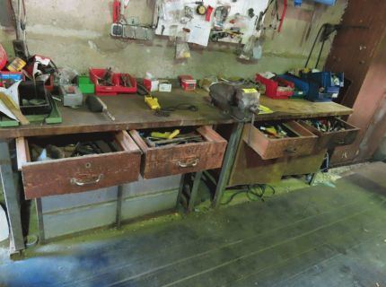 Werkbank Holz ca. 080 m