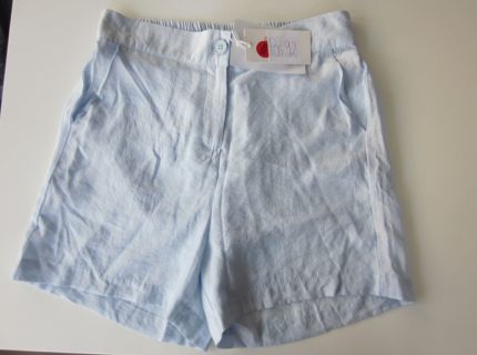 1 kurze Hose hellblau luftiger