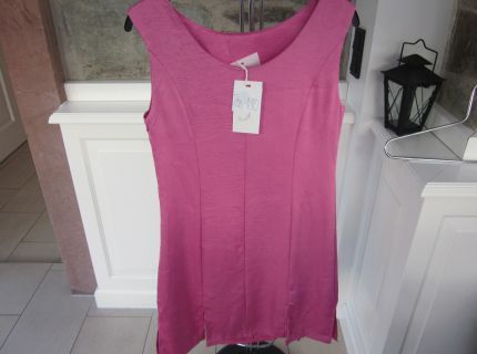 1 Kleid pink leicht gemustert