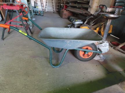 1 Schubkarre 1-Rad mit Aluminiumwanne
