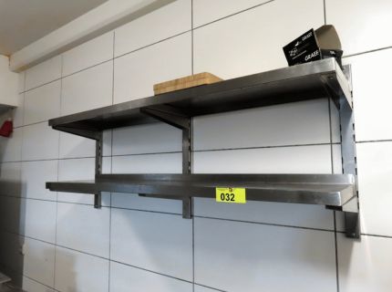 4 Edelstahl-Wandboarde 1 x Fabr.