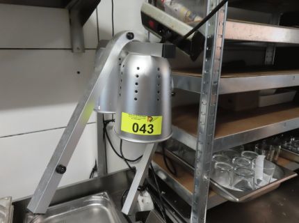 1 Doppel-Wärmelampe Fabr. Metro für