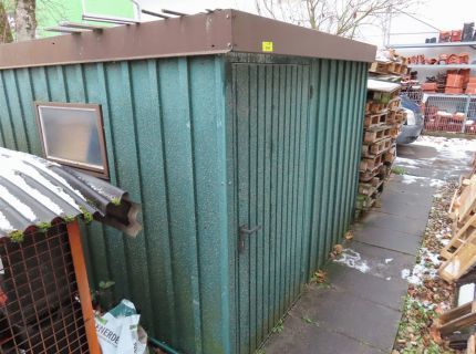 1 Lagercontainer Trapezblech feuerverzinkt