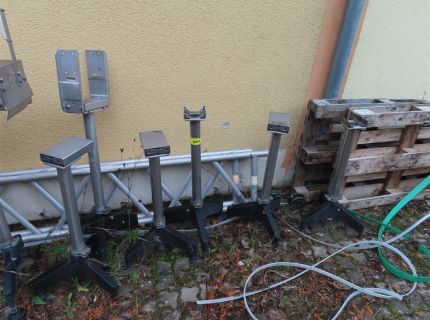 1 Posten Stützfüße 7 Stück