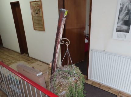 1 Ständer für Hängepflanzen