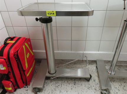 1 Gerätewagen/Instrumentent... Fabr. Schmitz Edelstahl