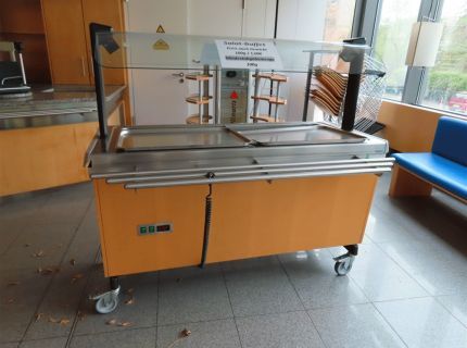 1 Buffetwagen/Salatbar mit Kühlung wahrscheinlich