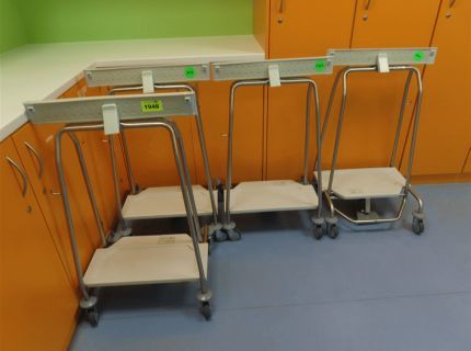 4 Abfallsack-Fahrständer Fabr. Hammerlit Typ