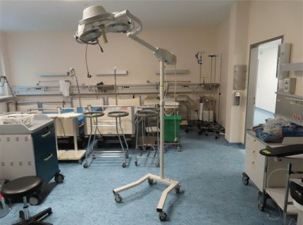 1 OP-Lampe Fabr. Heraeus Serien-Nr.
