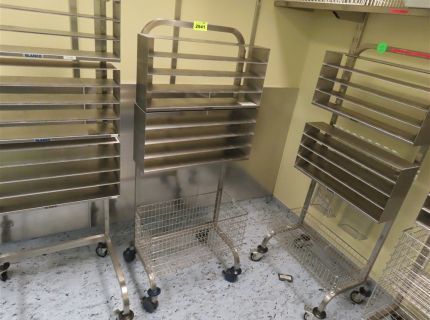 1 Hakenwagen Fabr. Blanco Edelstahl