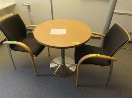 1 Beistelltisch rund ca. 060