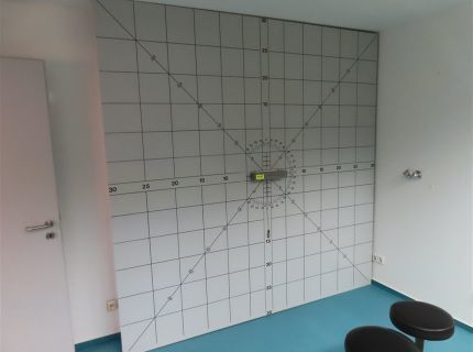 1 Tangententafel/Harmswand wandmontiert mit 1