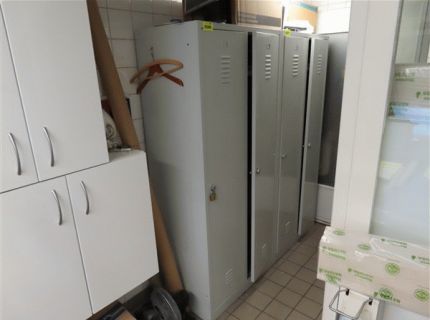 1 Personalspind Metall 2 Flügeltüren