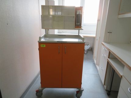 1 Pflegewagen orange 2-türig mit