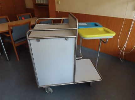 1 Stationswagen/Etagenwagen Fabr. Hammerlit grau