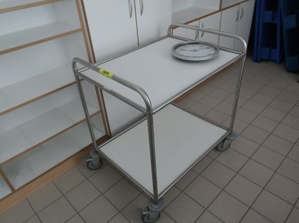 1 Edelstahltransportwagen