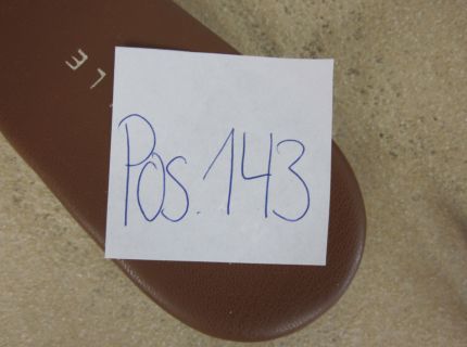 1 Sandalen braun geflochten Größe: