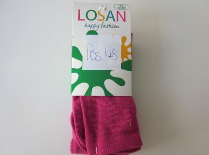 1 Socken pink Größe: 104-110cm
