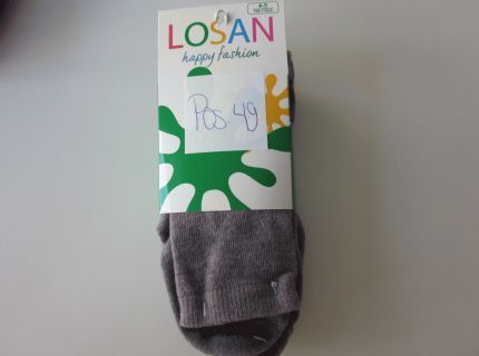 1 Socken grau Größe: 104-110cm