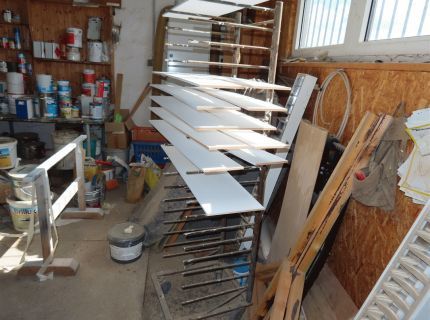 1 Lackiertrockengestell ca. 2 m