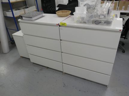 1 Sideboard 2-teilig mit Schubladenauszügen