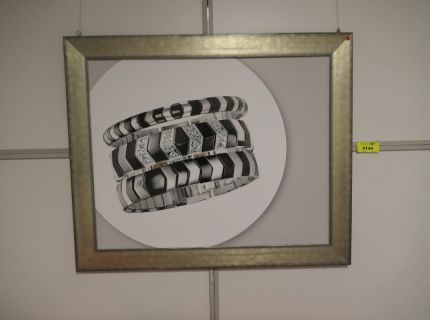 1 Bild mit grauem Rahmen
