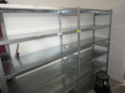 1 Metallsteckregal 2 Felder Fabrikat