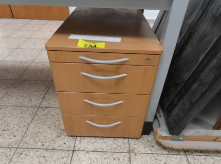 1 Rollcontainer 4 Auszüge