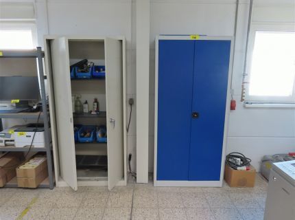 2 Metallschränke ca. 1 m