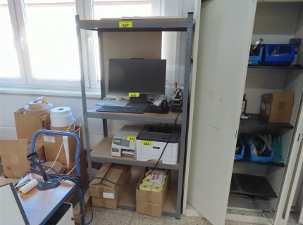 1 Metallsteckregal ca. 120 m
