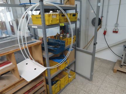 1 Metallsteckregal ca. 120 m