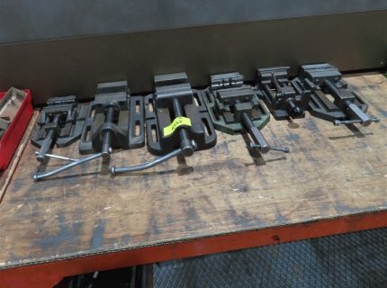 6 Maschinenschraubstock unterschiedliche Größen